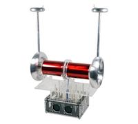DIY Tesla Coil SSTC Music Arc Generator, 30cm Plasma Arc with 3.5mm Audio Input, Square Wave Music Support, Science Experiment Desktop Toy