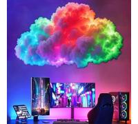 DIY Thundercloud LED Lights, RGB Thunder Cloud Light for Bedroom Cool Stuff, LED Cloud Light with Music Rhythm, USB Powered, for Home Wall Ceiling Decor (600cm/236.22in)