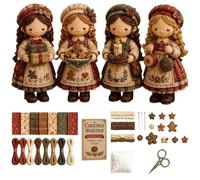 DIY Tiny Worlds Collection Patchwork Kit,DIY Craft Kit with Full Materials
