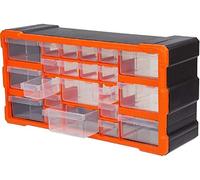 DIY Tool Bits Storage Organiser Unit - Workshop Screws and Small Parts Cabinet or Office Stationary Craft Box - Ideal for crafts, tools, workshop, garages