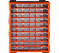 DIY Tool Bits Storage Organiser Unit - Workshop Screws and Small Parts Cabinet or Office Stationary Jewellery Craft Box - Ideal for Home, Shed, Workshop or Garage
