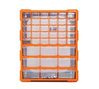 DIY Tool Bits Storage Organiser Unit - Workshop Screws and Small Parts Cabinet or Office Stationary Jewellery Craft Box - Ideal for Home, Shed, Workshop or Garage