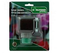 DIY & Tools Universal Kitchen To Garden Large Square Mixer Tap Hose Pipe Adapter, 1.5" by 1"