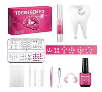 DIY Tooth Gem Kit, Teeth Gems Decoration for Women, Removable Tooth Gems with 139 Crystals for Sparkling Smile, Party Daliy Life (Style C)