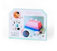 DIY Treasure Candle Kit for Girls - Candle Making Set with 4 Mystery Wax Capsules, Hidden Charms, Stones, Soy Wax, Colour Chips, Mould & Tools - Creative Craft Gift for Kids & Teens Ages 8+