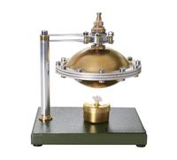 DIY Unassembled Full Metal Hot Air Stirling Engine Model Steam Flying Saucer Physics Science Experiment Toy for Students Teachers Adults on Birthday