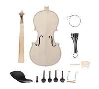 DIY Unfinished Solid Wood Violin Body Kit, Easy Assembly and Quality Craftsmanship, Perfect for Advanced Students and Serious Musicians, Various Sizes - Wood + as described, 1/2