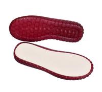 DIY Upgraded Hook Braided Tendon Sole with Transparent Crystal Sole, Non-Slip, Wear-Resistant(Red,31)