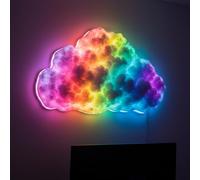 DIY USB-Powered Thundercloud LED Light Decor-3D Big Cloud Kit with Music Rhythm & Multicolor Effects, Cotton Ceiling Cloud Lamp for Bedroom, Game Room, Party Decor (C-Light String 6 Meters)