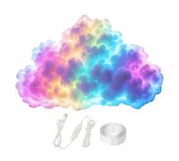 DIY USB-Powered Thundercloud LED Light Decor, LED Cloud Light with Music Rhythm, Multicolor Changing Strip Lights, Atmosphere Wall Ceiling Lights for Bedroom Gaming Room Party