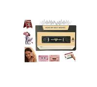 DIY Valentines Voice Recordable Greeting Card for Him Her,60S Custom Voice Message,Speak Your Heart Out to The One You Love,Personalized VoiceRecording Cassette Tape Gift for Birthday Valentines Day