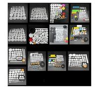 DIY Various Gear Packages Gear Kit Pulley Belt Shaft Gear Worm electronic starter Assembly 50 KINDS OF GEARS ICXLPMC