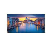 DIY Venice Diamond Art Kits Adults, Landscape Diamond Painting, Full Drill Crystal Canvas Wall Art 16x32Inch Rhinestones Embroidery Cross Stitch Paint by Numbers, Room Decor Gifts for Women 2509-8078