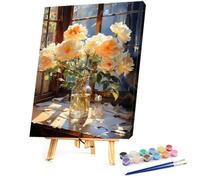 DIY Venice Town Paint By Numbers Kit 30x40cm with Frame - Canvas Oil