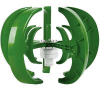 DIY Vertical Wind Generator Kit, 3-Phase Permanent Magnet 12V/24V, Solar Powered Windmill Model for Science Projects, Eco-Friendly Renewable Energy Tool, Green-24V