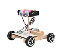 DIY Voice-Controlled Car Science Experiments for Kids, Wooden STEM Science Kits with Sound Sensor Robot Vehicle, Hands-On Robotics Projects Educational Building Toys for Boys and Girls Age 8 9 10 11 1