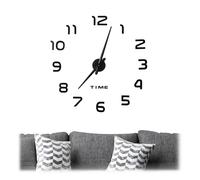 Diy wall clock Battery-operated DIY Clock Sticker 3D Number Wall Decor