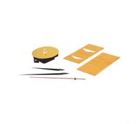 DIY Wall Clock Kit Large Acrylic Mirror Clock Luminous Silent Non-Ticking Punch-Free Decor for Living Room Bedroom Office Home(gold)