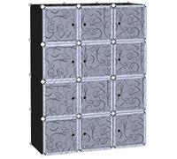 DIY Wardrobe Portable Interlocking Plastic Modular Closet Cube