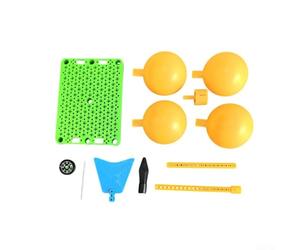 DIY Weather Vane Anemometer Kit, 22x9x5.5cm ABS Plastic, Wind Direction Indicator, Dual-Function Meteorology Model, Educational Science Experiment for Classroom and Home STEM Projects