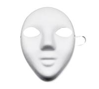 DIY White Paper Mask Fox Cat Face Pulp Blank Hand Painted Mask Personality Design Mask for Dance Party Festival Performance White Masks