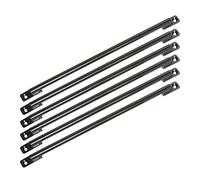DIY Window Security Bars Pack of 6 Items (20mm x 600mm, Black)