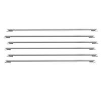 DIY Window Security Bars Pack of 6 Items (20mm x 750mm, White)