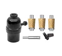 DIY Wine Bottle Lamp Kit, E26 Socket with Glass Drill, Cork Stoppers, Black for Table Lamp, Lamp Kits DIY (1-Pack)