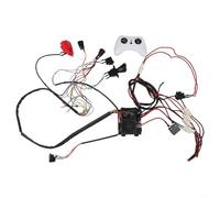 DIY Wiring Harness Kit 24V for Kids Electric Cars, Includes 2 4G Remote Control, High Power Controller, and Switches for Ride On Toy Voltage Conversion