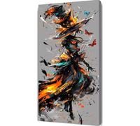 DIY Witch Diamond Painting Girl Diamond Art Kits for Adults, Diamond Painting Kit, 5D Full Drill Crystal Gem Art Painting Embroidery Crafts for Adults Kits for Home Room Wall Decor, Woman Gifts I-6