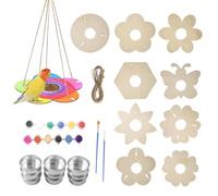 DIY Wood Bird Feeder Kit | DIY Crafting Set - Bird Feeding Container Set | for Kids Students Home School Project Backyard Garden Summer Camp Nature Center Holiday