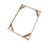 DIY Wooden Canvas Painting Frame Solid Canvas Stretcher Frames 20 * 30cm/30 * 40cm/40 * 50cm Easy Assembly, Secure Fit, Wall Hanging Ready(30 * 40cm)