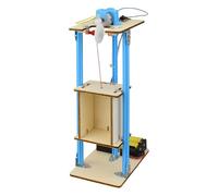 ＡＷＨＡＯ DIY Wooden Elevator, Model Kit, Children's Science Experiment Kit, Developmental Toy for Projects