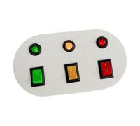 DIY Wooden LED Light Switch Panel Busy Board, Montessori Busy Board Activity Board Accessory, Motor Skills Birthday Gift for 2 3 4 Years Boys and Girls