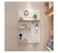 DIY Wooden Pegboard Kit - Wall-Mount Display Organizer for Home, Office, Kitchen, Garage & Craft Room - Versatile Pegboard Panels for Creative Storage Solutions