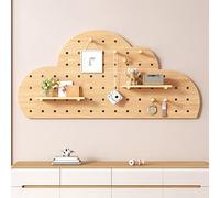 DIY Wooden Pegboard Kit - Wall-Mount Display Organizer for Home, Office, Kitchen, Garage & Craft Room - Versatile Pegboard Panels for Creative Storage Solutions