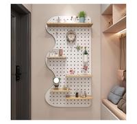 DIY Wooden Pegboard Kit - Wall-Mount Display Organizer for Home, Office, Kitchen, Garage & Craft Room - Versatile Pegboard Panels for Creative Storage Solutions
