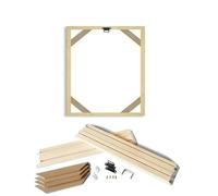 DIY Wooden Picture Frame 45x65cm - Modern Matte Finish Wall Mount, Compatible with 50x70cm Canvas Paintings, Art Prints, Photos & Posters - Home Decor Display Kit