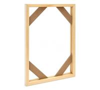 DIY Wooden Picture Frame Kit, Wooden Picture Hanging Kit For Canvas Paintings Posters Prints, Home Wall Decor, Wall Art Display, Artwork Mounting Frame (20 * 30cm)