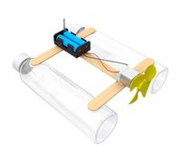 DIY Wooden Science Experiment Kit,Interactive Educational Catamaran Toy,Wind Energy Boat Educational Science Toy - For Boys Girls Class Home School Practical Skill