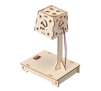 DIY Wooden Smart Desk Lamp Science Kits, STEM Experiments for Kids with Light Sensor Switch, Educational Electronics Project Learning Toys for 8 9 10 11 12 13 14 Year Old Boys and Girls