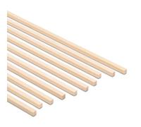 DIY Wooden Square Dowel Rod 1/4-inch x 12 Pack of 10 Hobby Wood Sticks for Crafts, Wood Trim & Architecture Model Making, by Woodpeckers