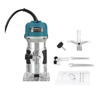 DIY Woodworking Electric Trimmer Wood Milling Engraving Slotting Trimming Machine Carving Machine Router Wood Dropshipping