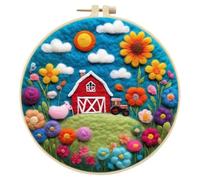 DIY Wool Felting Painting Kit Needle Felting Landscape Art Set
