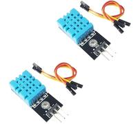 DIYables DHT11 Module Temperature and Humidity Sensor for Arduino, ESP32, ESP8266, Raspberry Pi, 5 pieces