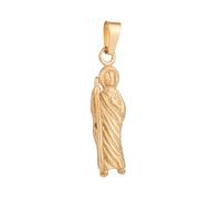 diyalo Stainless Steel Saint Jude/Santa Muerte Holy Death Grim Reaper/Lord's Prayer Bible Cross/The Good Shepherd Pope Francis Papal Cross/INRI Crucifixion Pendant, Metal, No Gemstone