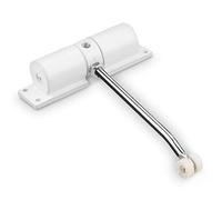 DIYARTS Hydraulic Spring Door Closer, Adjustable, Aluminium Alloy, White, Automatic, Fire Rated, For Doors in Residential, Commercial, and Public Spaces