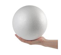 DIYASY 20cm Polystyrene Balls, 2 Pieces Large Craft Foam Balls, White Foam Balls for School Project, Art Craft, DIY, Party Decoration and Household