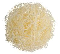 DIYASY Milk White Shredded Paper,7 Oz Raffia Grass Crinkle Cut Paper for Easter Basket Filler and Gift Box Packaging Decoration