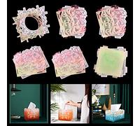 DIYBravo Tissue Box Resin Silicone Moulds Epoxy Resin Casting Moulds Crystal Moulds for DIY Tissue Case Crafts Home Decoration Jewelry Storage Box Gift Making (Tissue Box Mould Square)